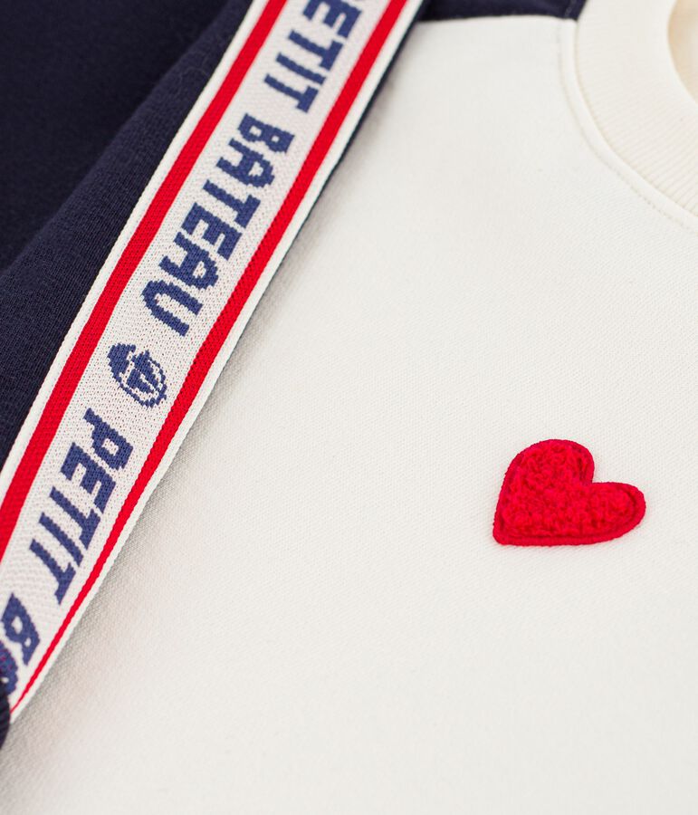 Kinder-Sweatshirt aus Baumwolle naturfarben MILK