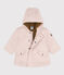 Wasserabweisender Baby-Parka rosa SALINE