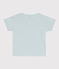 Kurzärmeliges Baby-T-Shirt aus geflammtem Jersey. grün BULLE