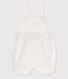 Kurze Baby-Latzhose aus Leinen