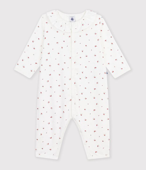 Pyjama b&eacute;b&eacute; en coton sans pieds imprim&eacute; weiss/vielfarbig
