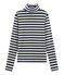 Unterziehpullover für Damen blau SMOKING/grau BELUGA