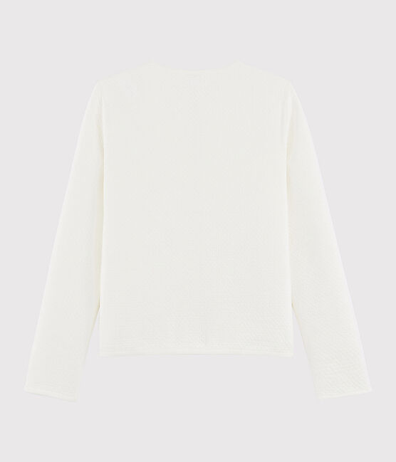 Damen-Cardigan weiss MARSHMALLOW