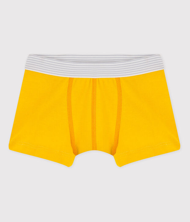 Baumwoll-Boxershorts f&uuml;r Jungen gelb