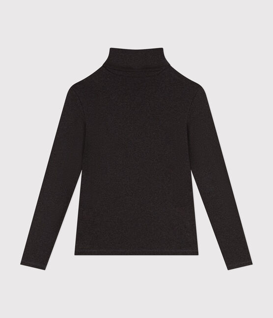 Damen-Rollkragenshirt "L'Iconique" aus Baumwolle grau CITY CHINE