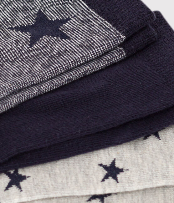 3er-Set Kindersocken aus Baumwolljersey mit Sternenmuster variante 1