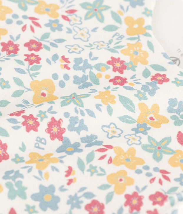 Babyschlafsack aus Baumwolle mit Blumenmotiv TOG 2 weiss/vielfarbig