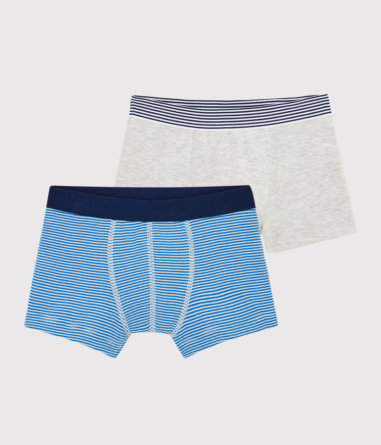 Set mit 2 Boxershorts mit Ringelmuster f&uuml;r kleine Jungen vielfarbig