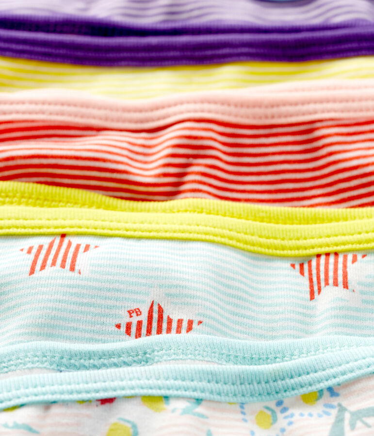 Wochenpack mit f&uuml;nf Damenslips vielfarbig