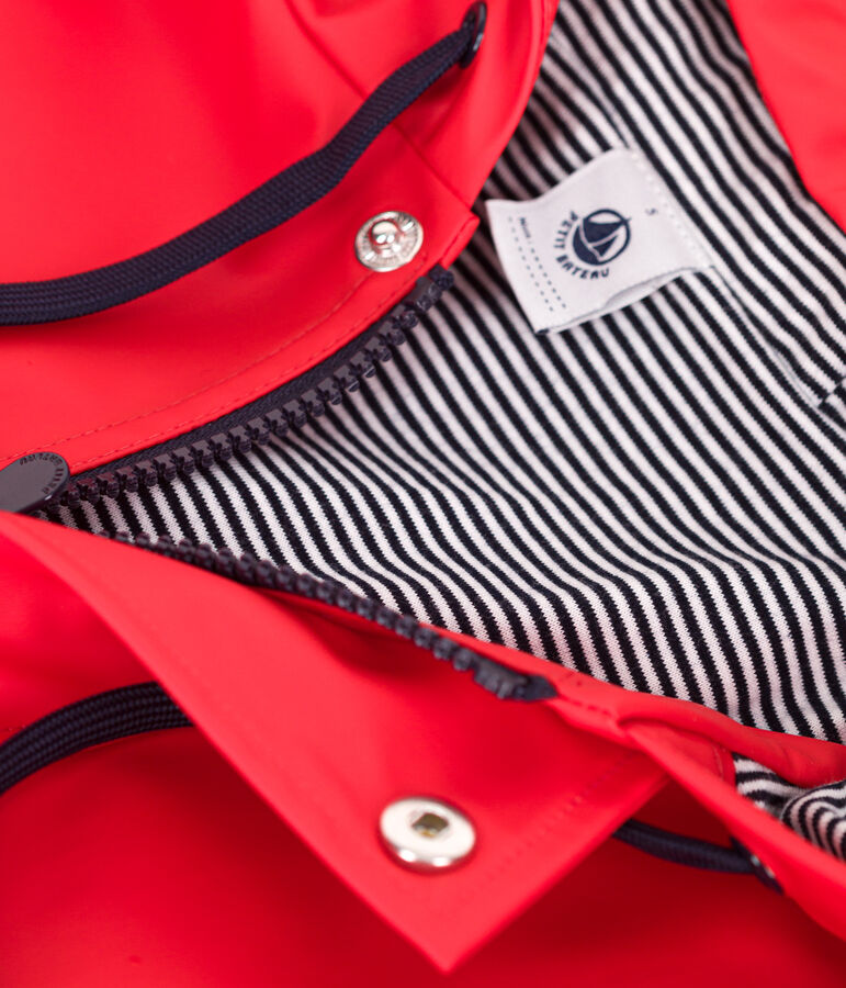 Ikonische Regenjacke Damen/Herren rot