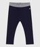 Baby-Jeggings aus einfarbiger Baumwolle blau SMOKING