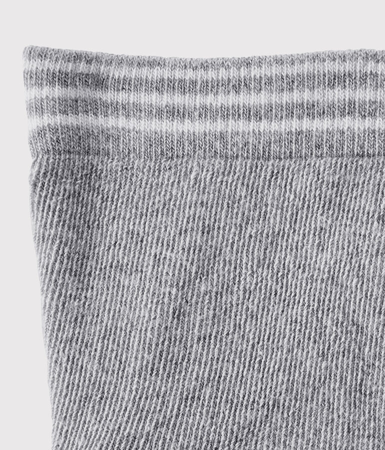 Baby-Strumpfhose f&uuml;r M&auml;dchen grau BELUGA CHINE