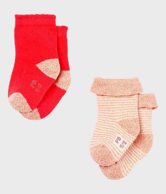 2er-Set baby-strümpfe mädchen variante 2