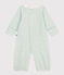 Baby Kombi-Overall aus Baumwolle mit geblümtem Kragen weiss MARSHMALLOW/weiss MULTICO