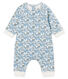 Langer Baby-Overall aus Rippstrick für Jungen