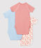 3er-Set Baby-Bodys aus Bio-Baumwolle variante 1