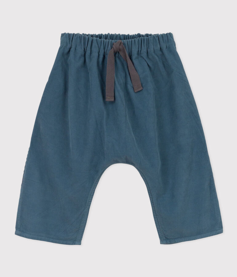 Baby-Cordhose blau
