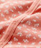 Baby-Overall aus Bio-Baumwolle rosa PAPAYE/ MARSHMALLOW