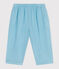 Baby-Hose aus einfarbigem Musselin-Stoff blau AQUATIC