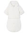 3-in-1-Fliegeroverall aus Velours für Babys weiss MARSHMALLOW
