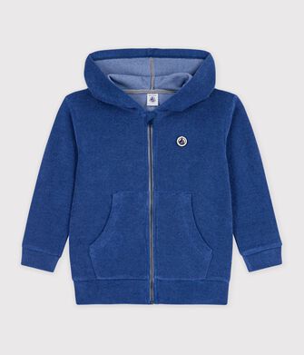 Kinder-Sweatshirt mit Rei&szlig;verschluss aus Baumwolle