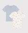 2er-Set kurzärmelige Kinder-T-Shirts aus Baumwolle variante 1