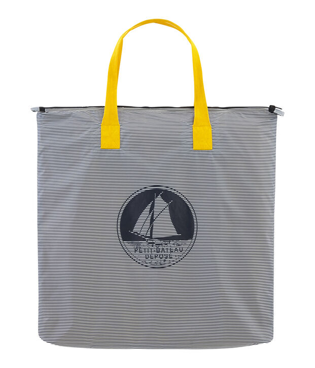 Ultra leichte Tasche blau/weiss