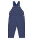 Lange gestreifte Baby-Latzhose aus Strick für Jungen
