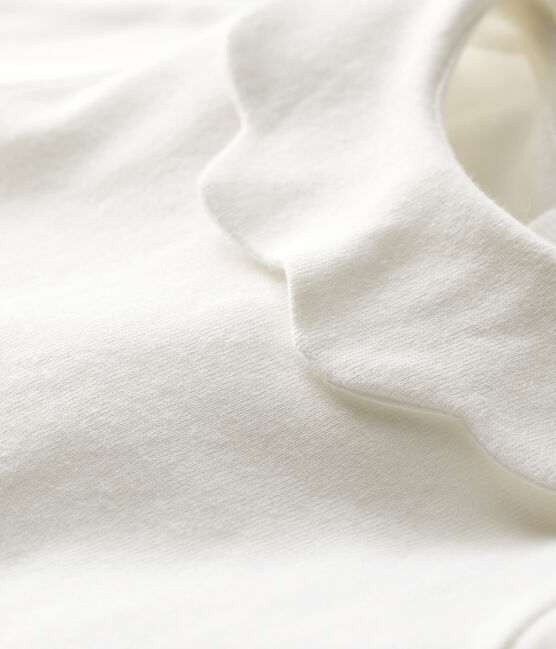 Baby-Bluse aus Baumwolle. weiss MARSHMALLOW