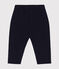 Baby-Hose aus Molton blau SMOKING
