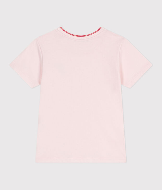 Kurz&auml;rmeliges Kinder-T-Shirt aus einfarbiger Baumwolle FLEUR