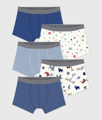 Set Kinder-Boxershorts aus bedruckter Baumwolle
