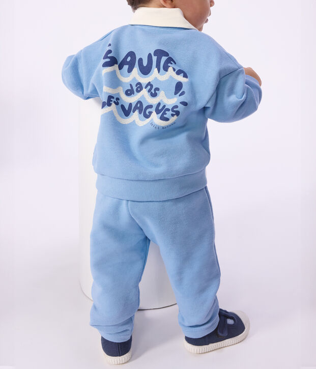 Baby-Jogginghose aus einfarbiger Baumwolle FLO
