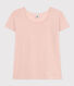 T-Shirt Le Droit aus Leinen mit Rundhalsausschnitt, Damen