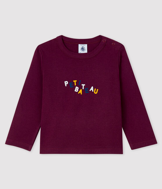 Baby-T-Shirt für Jungen violett CEPAGE