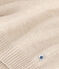 Kinder-Jacquard-Pullover aus Wolle und Baumwolle beige/vielfarbig