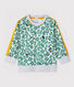 Gemustertes Baby-Sweatshirt aus Rippstrick für Jungen