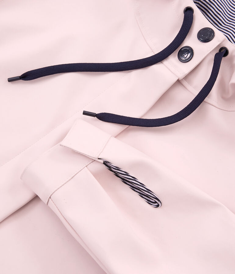 Langer parka damen rosa