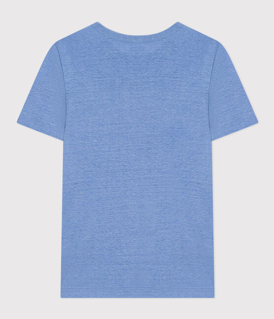 Damen-T-Shirt L'Iconique aus Leinen blau GAULOISE