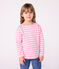 Kinder-Streifenshirt "Marinière" aus Baumwolle rosa BOUDOIR/ MILK