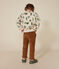 Kinder-Sweatshirt aus Molton für Jungen beige MONTELIMAR/weiss MULTICO