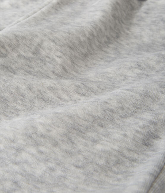 Jungen-Hose aus Molton grau SUBWAY CHINE