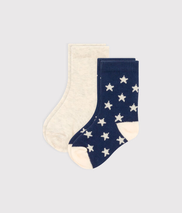 2er-Set Babysocken mit Sternenmotiv vielfarbig