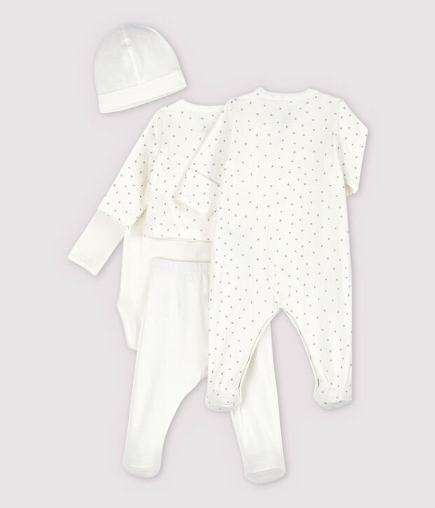 Baby-Erstausstattungsset aus Bio-Baumwolle vielfarbig