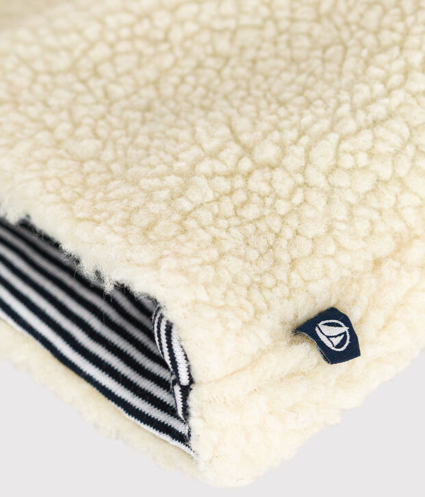 Baby-Weste aus Sherpa naturfarben