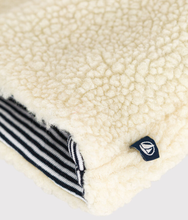 Baby-Weste aus Sherpa naturfarben