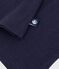 Damen-Tanktop aus Wolle und leichter Baumwolle blau SMOKING
