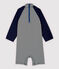 Baby-Badekombination mit UV-Schutz aus recyelten Materialien blau SMOKING/weiss MARSHMALLOW
