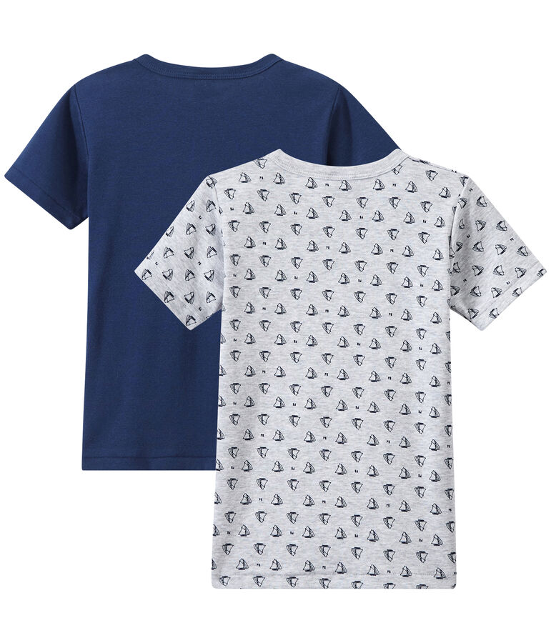 Jungen-Kurzarmshirts im 2er-Set weiss