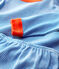 Kinderpyjama aus Baumwolle mit Ringelstreifen für Jungen blau RUISSEAU/weiss MARSHMALLOW